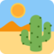 Desert emoji on Twitter